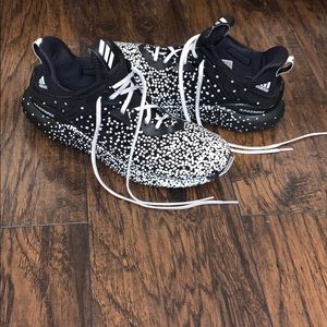 Adidas Alpha Bounce Sneakers Black White Dots